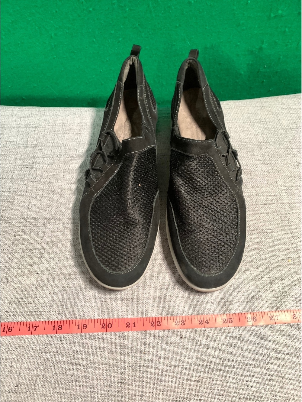 Black slip on casual sneakers